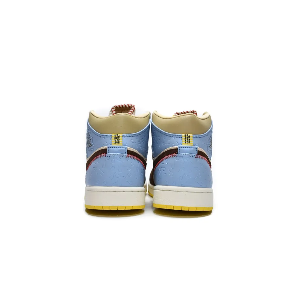 Air Jordan 1 Mid SE Fearless Maison Chateau Rouge  CU2803-200