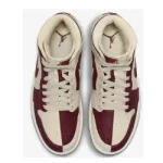 Air Jordan 1 Mid SE Split Beach Cherrywood Red (Women's)   DR0501—200