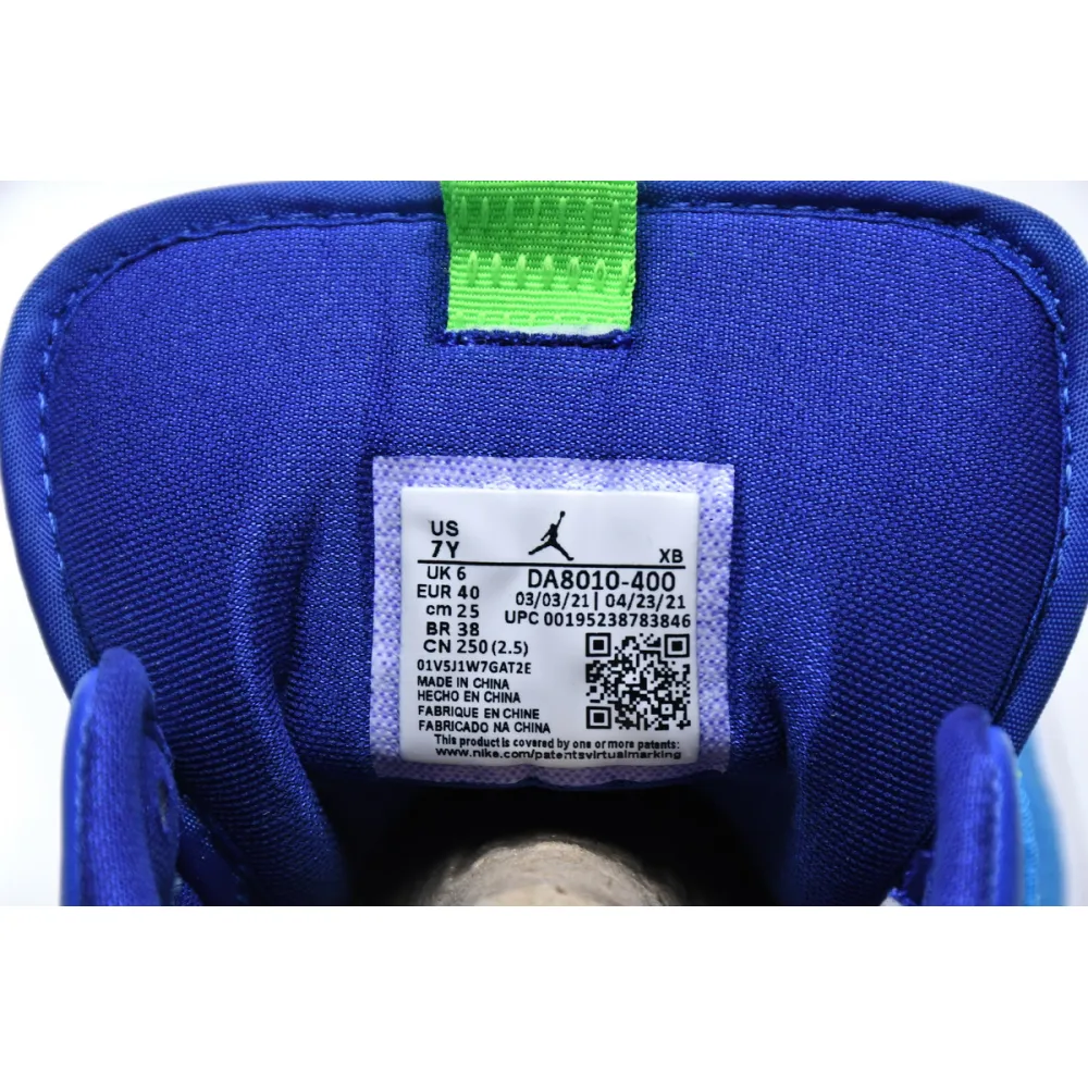 Air Jordan 1 Mid SE Sprite Blue (GS)   DA8010-400