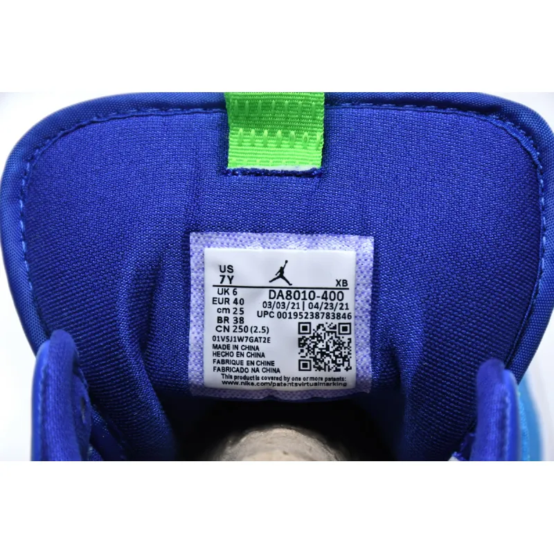 Air Jordan 1 Mid SE Sprite Blue (GS)   DA8010-400