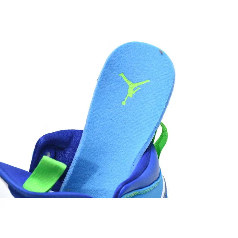 Air Jordan 1 Mid SE Sprite Blue (GS)   DA8010-400