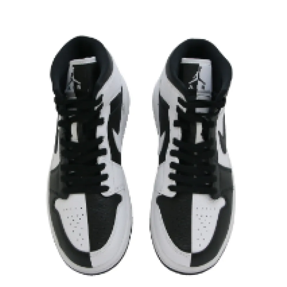 Air Jordan 1 Mid Split Black White (Women's)   DR0501—101