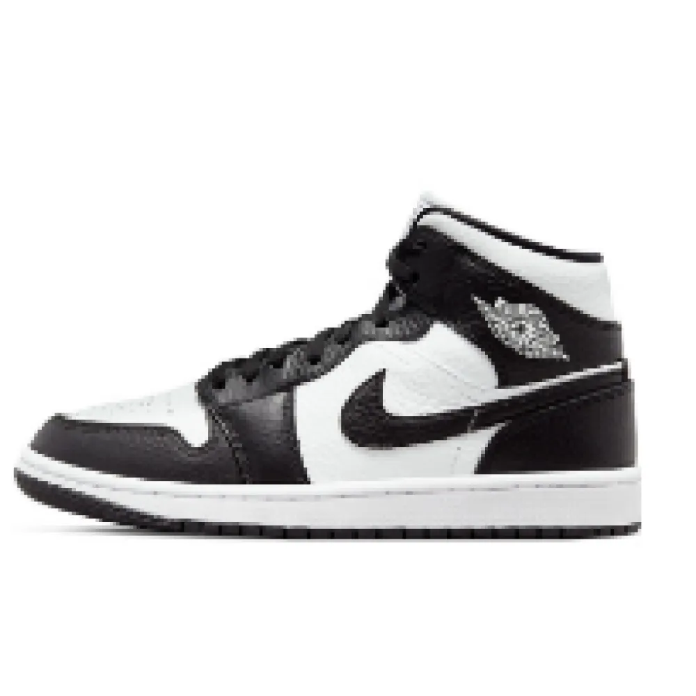 Air Jordan 1 Mid Split Black White (Women's)   DR0501—101
