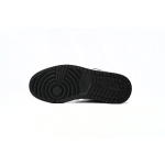 Air Jordan 1 Mid White Black  554724-113 