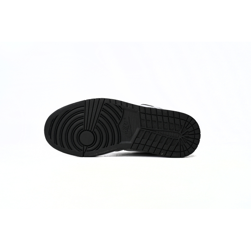 Air Jordan 1 Mid White Black  554724-113 