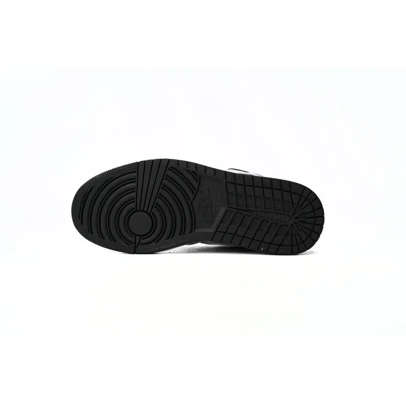 Air Jordan 1 Mid White Black  554724-113 
