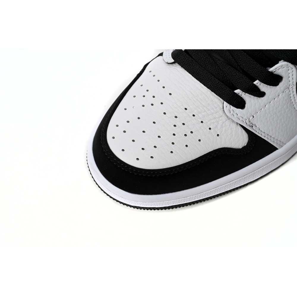 Air Jordan 1 Mid White Black  554724-113 