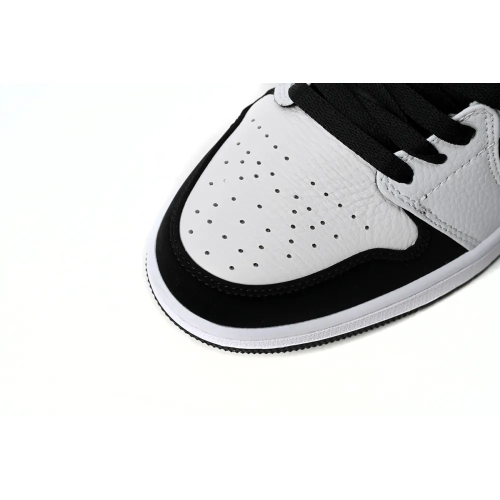 Air Jordan 1 Mid White Black  554724-113 