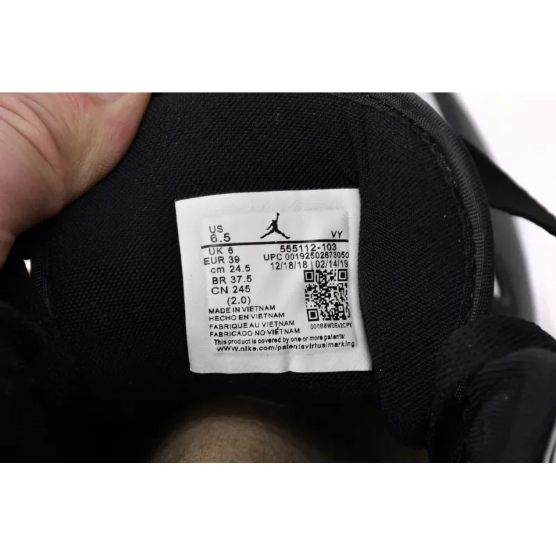 Air Jordan 1 Mid White Black Light Arctic Pink (GS)  555112-103