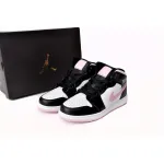 Air Jordan 1 Mid White Black Light Arctic Pink (GS)  555112-103