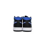 Air Jordan 1 Mid White Black Racer Blue  554724-140