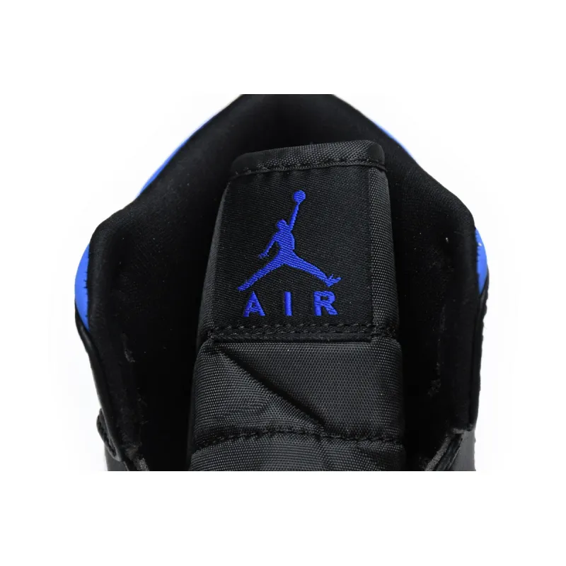 Air Jordan 1 Mid White Black Racer Blue  554724-140