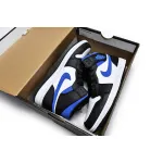 Air Jordan 1 Mid White Black Racer Blue  554724-140