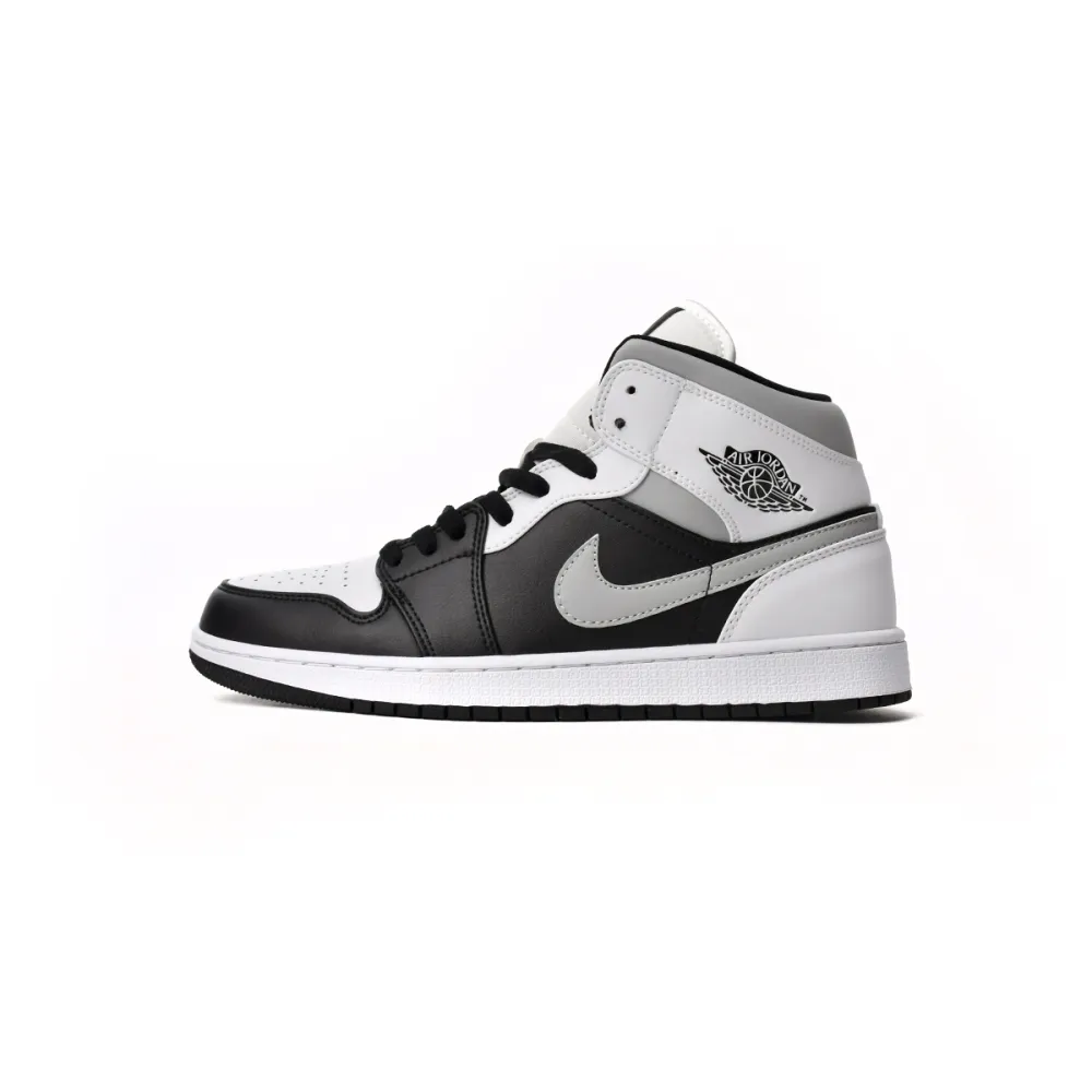 Air Jordan 1 Mid White Shadow  554724-073
