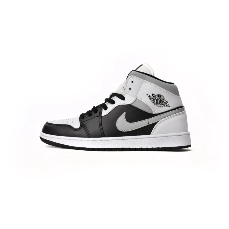 Air Jordan 1 Mid White Shadow  554724-073