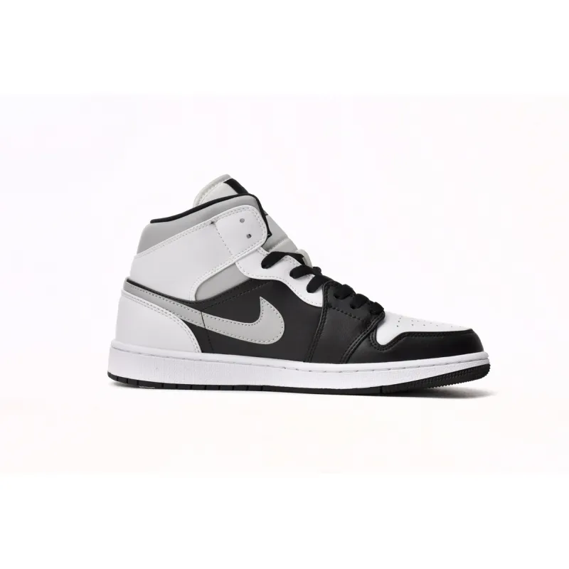 Air Jordan 1 Mid White Shadow  554724-073