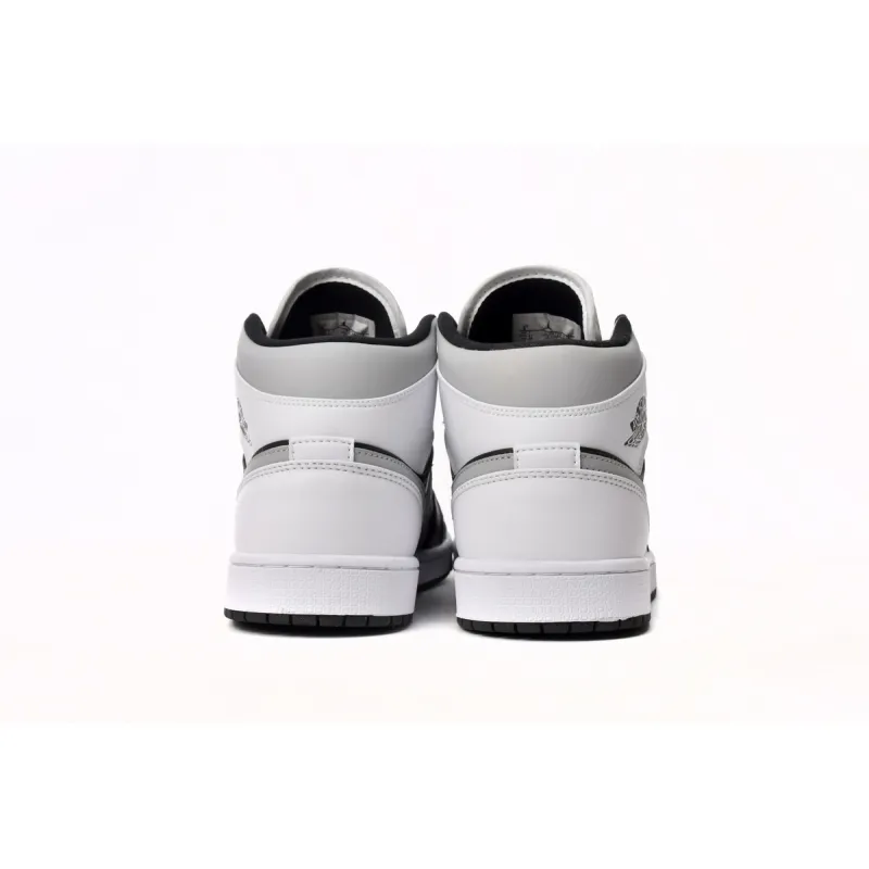 Air Jordan 1 Mid White Shadow  554724-073
