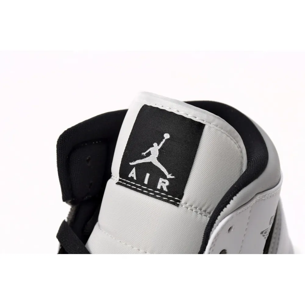 Air Jordan 1 Mid White Shadow  554724-073