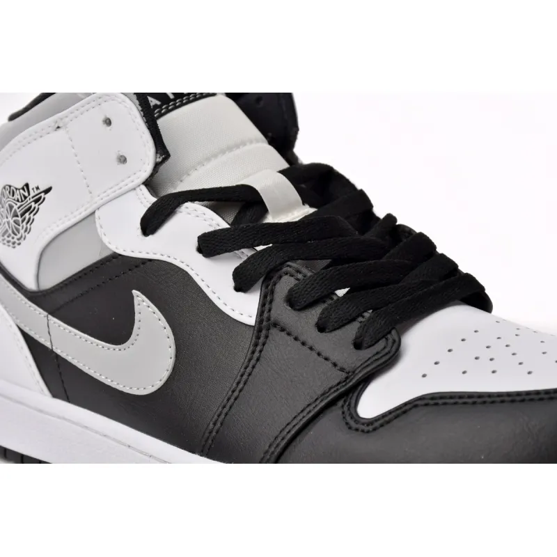 Air Jordan 1 Mid White Shadow  554724-073
