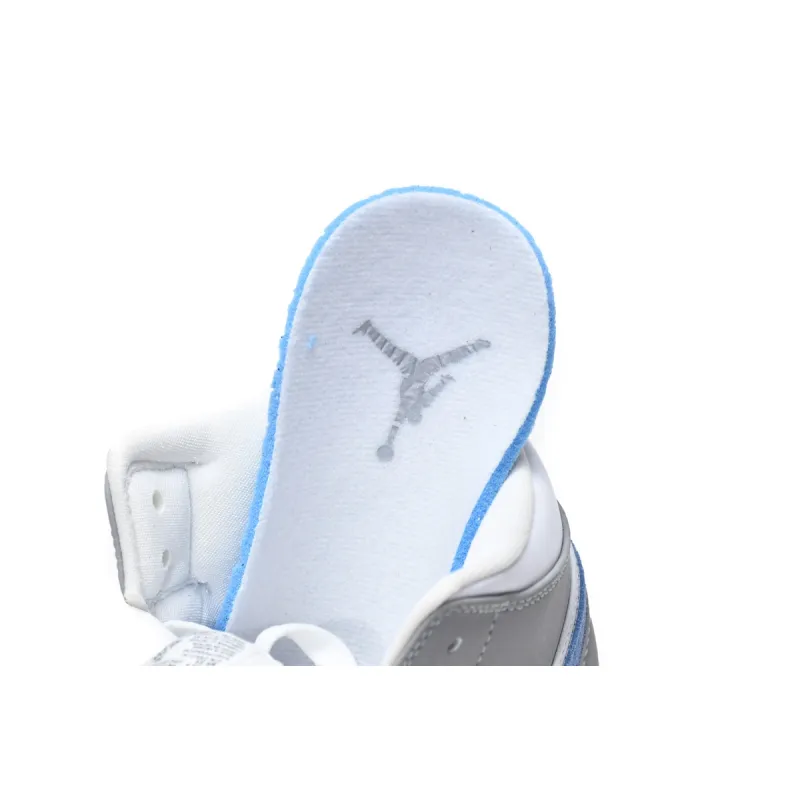Air Jordan 1 Mid Wolf Grey Aluminum (Women's)  BQ6472-105