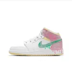Jordan 1 Mid Paint Drip (GS)   DD1666-100