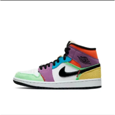 Jordan 1 Mid SE Multi-Color (Women's)  CW1140-100 01