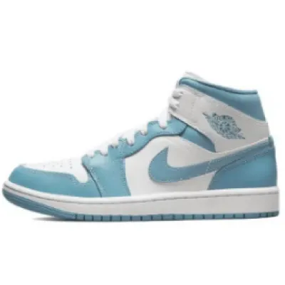 Jordan 1 Mid UNC (2022) (Women's)  BQ6472-141 01