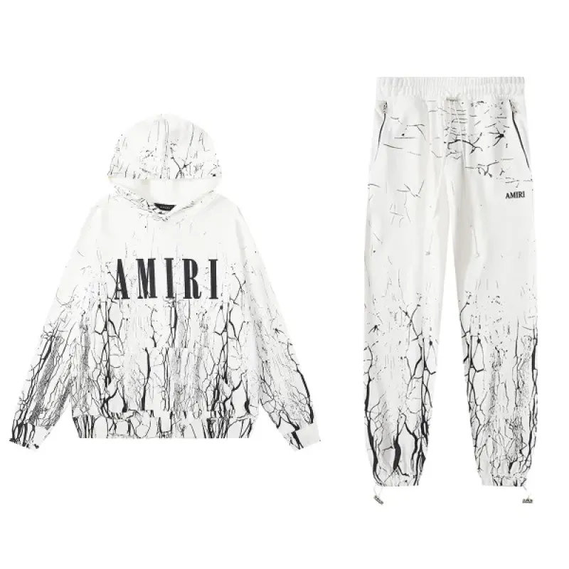 Amiri Contrast Hoodie & Sweatpant Set CX92289328
