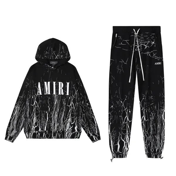 Amiri Contrast Hoodie & Sweatpant Set CX92289328