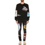 AMIRI Playboy Magazine Skinny JeanAged Black