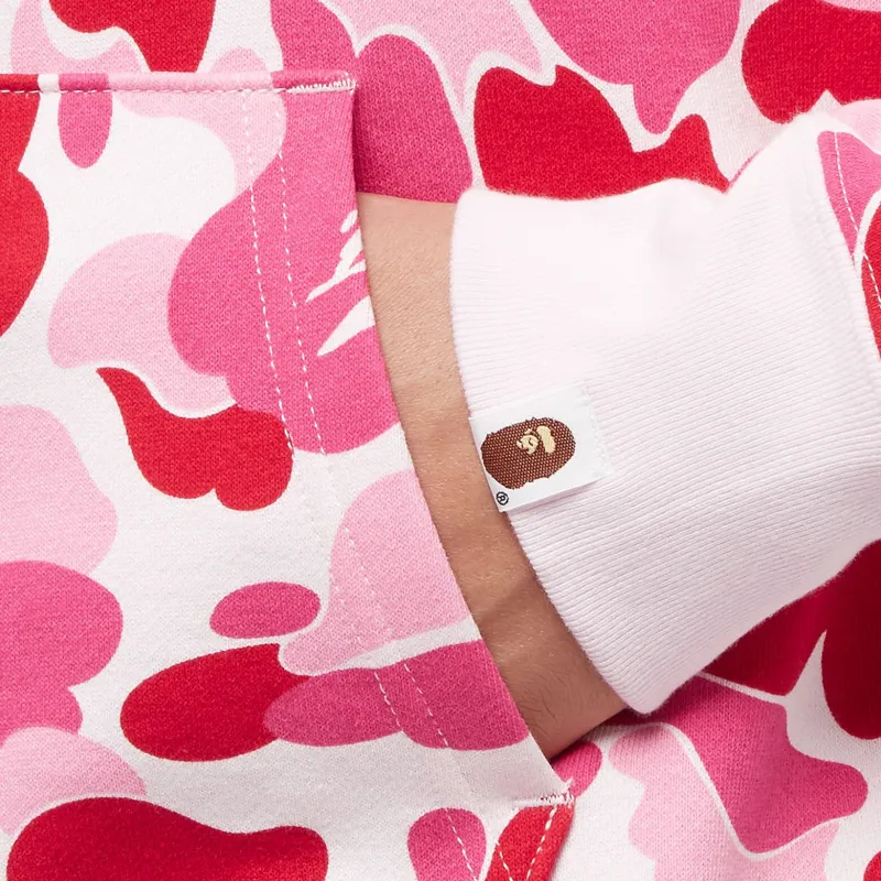 BAPE ABC Camo Shark Full Zip Hoodie Pink