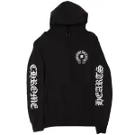  CHROME HEARTS BELLA LEATHER PATCH HOODIE-2
