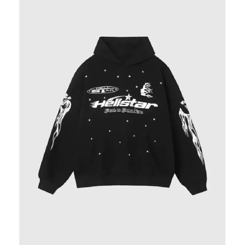  Hellstar Studios Records Tracksuit Black （full set）