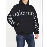 BALENCIAGA Black 'Bal.com' Hoodie