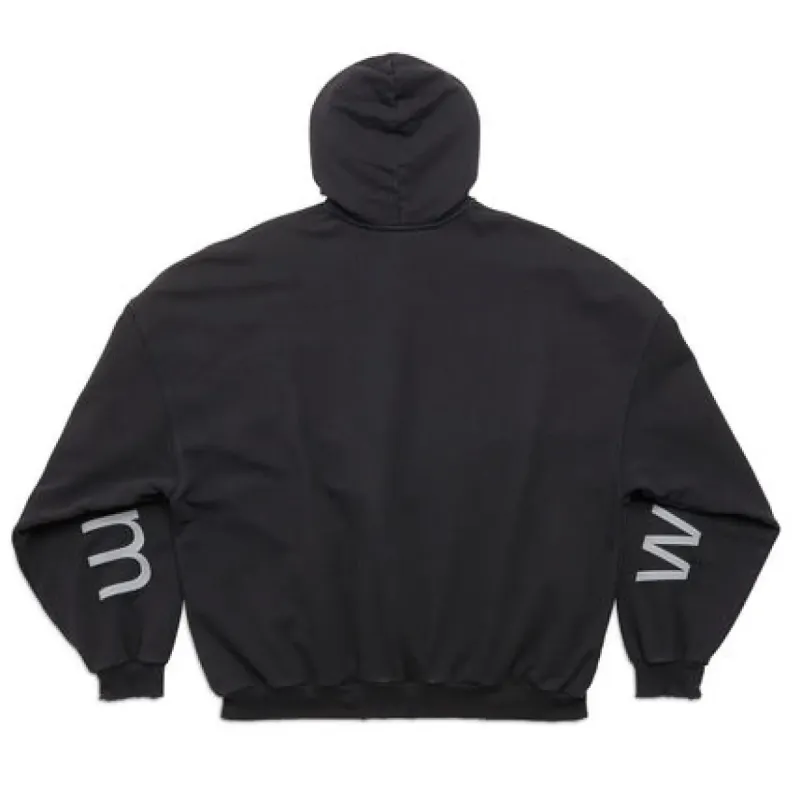 BALENCIAGA Black 'Bal.com' Hoodie