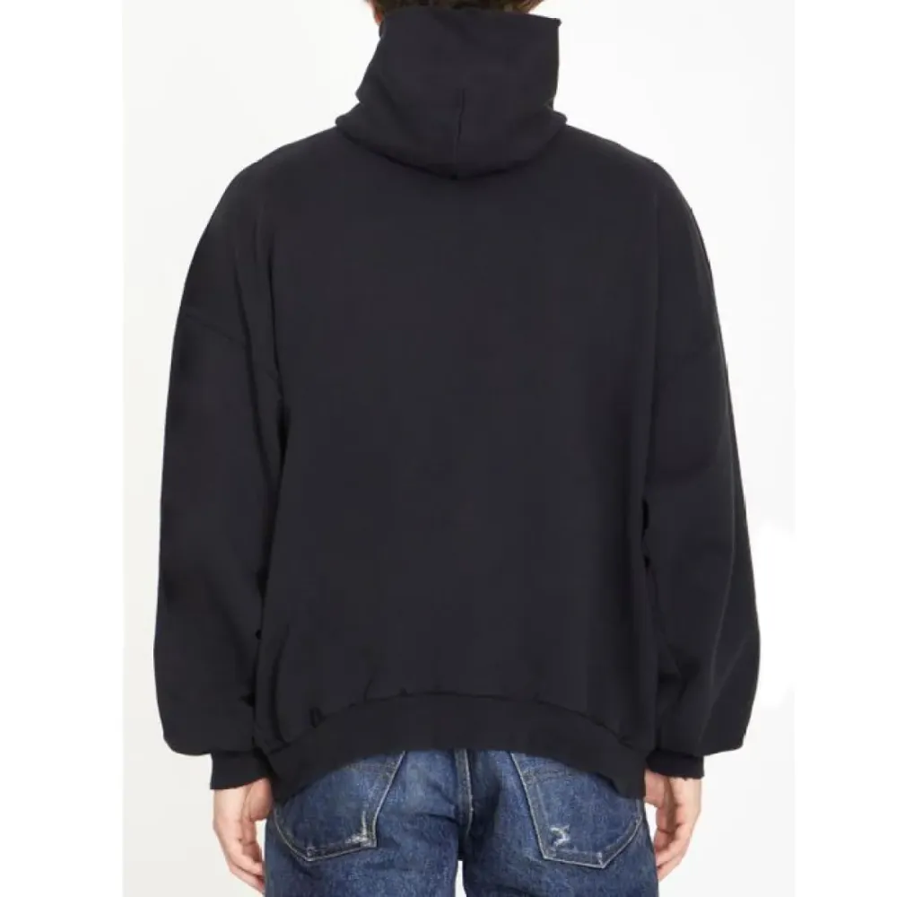 BALENCIAGA Black 'Bal.com' Hoodie