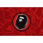 BAPE 30th Anniversary Line Camo Shark Full Zip Hoodie Red