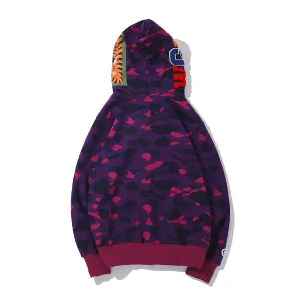 BAPE classic thin velvet hoodie