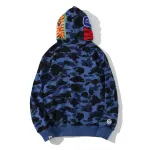 BAPE COLOR CAMO SHARK ZIP HOODIE NAVY 4580793329572