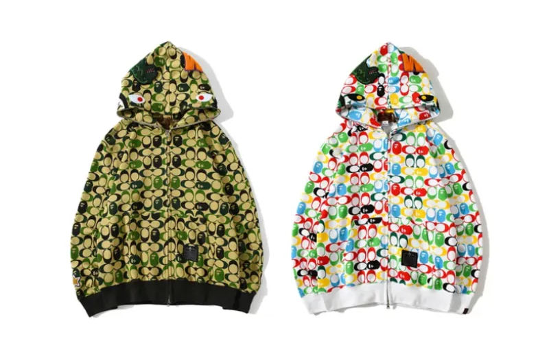 BAPE Dinosaur Collaboration Camouflage Hoodie