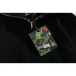 BAPE double hood camouflage hoodie