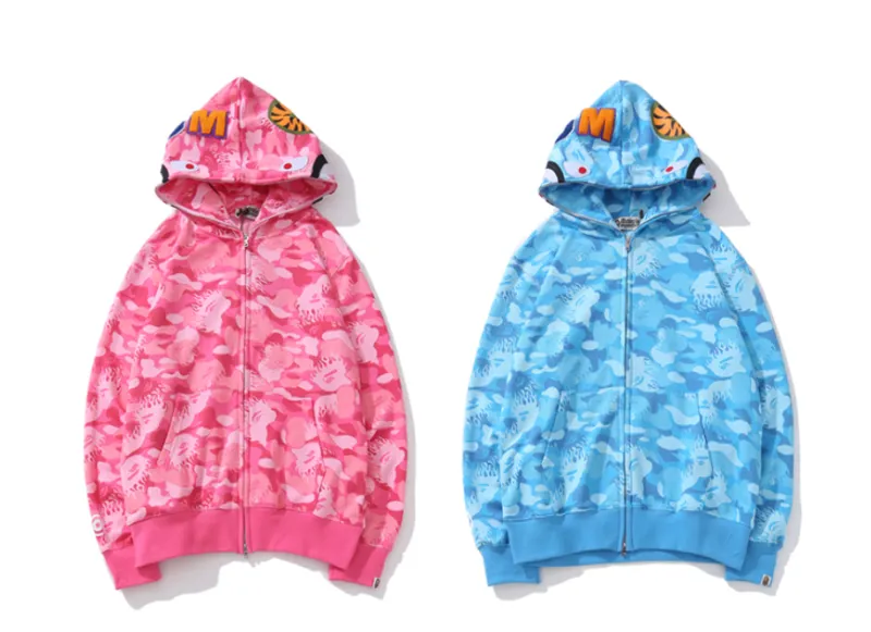 BAPE Flame Camouflage Hoodie