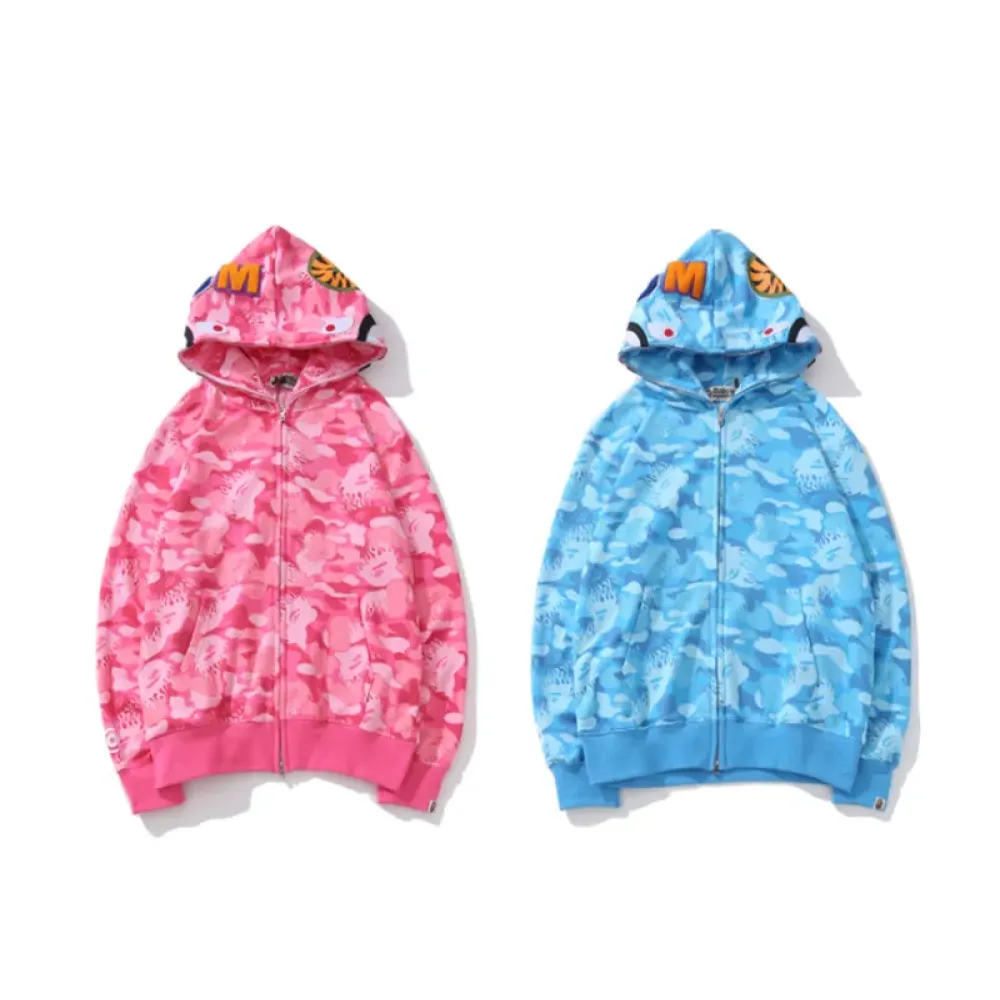 BAPE Flame Camouflage Hoodie