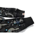 BAPE luminous starry sky hoodie black & white