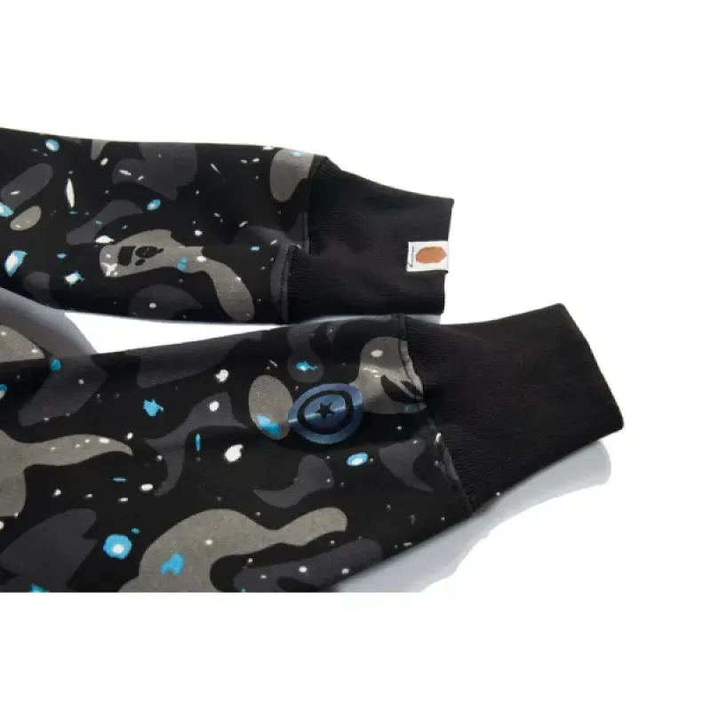 BAPE luminous starry sky hoodie black & white