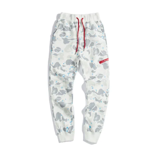 BAPE luminous starry sky trousers