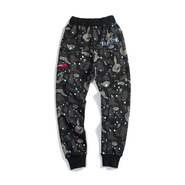 BAPE luminous starry sky trousers