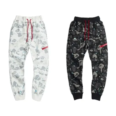 BAPE luminous starry sky trousers 01