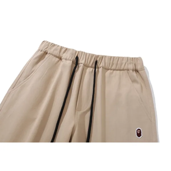 BAPE shark head classic small label ankle casual pants