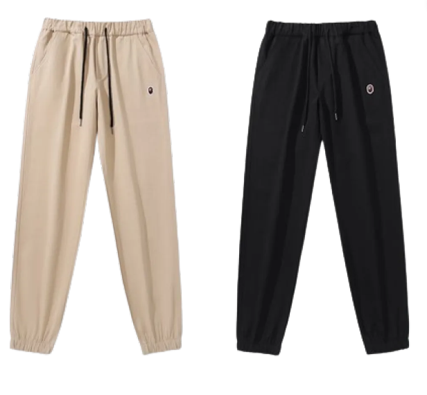 BAPE shark head classic small label ankle casual pants